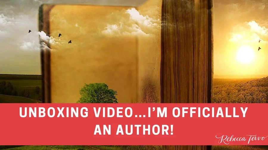 Unboxing Video…I’m Officially an Author!