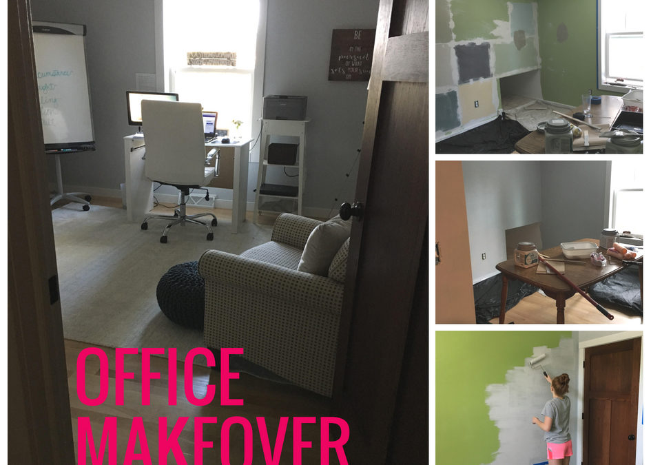 Behind the Scenes of my Office Makeover